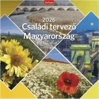 Kalendart T098 2026 Magyarország családi tervező Falinaptár 29 x 58 cm