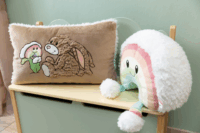 Nici Lopino a nyuszi mintás párna 43 x 25 cm