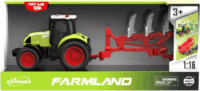 Farmland Mezőgazdasági Játék traktor ekével 1:16