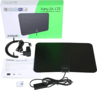 Evolveo Xany 2A Beltéri FM/DAB+/DVB-T2/LTE/4G/5G TV Antenna - Fekete