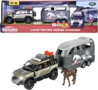 Majorette Land Rover lószállító autó fény- és hanghatásokkal