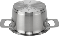 Fissler Phi Collection Rozsdamentes Acél Lábas Üveg fedővel Ø 16cm 1,9L - Ezüst