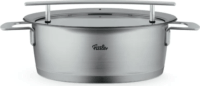 Fissler Phi Collection Rozsdamentes Acél Lábas Üveg fedővel Ø 24cm 3,9L - Ezüst