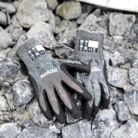 Makita P-84729 Munkavédelmi kesztyű L/9 - Szürke