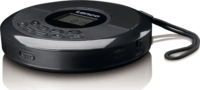 Lenco CD-340BK Discman Hordozható CD lejátszó - Fekete