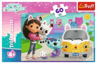 Trefl 17415 - Gabi babaháza Gabi és cicái 60 darabos puzzle