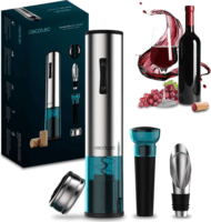 Cecotec InstantCork 1000 Elektromos Dugóhúzó Készlet - Ezüst / Zöld