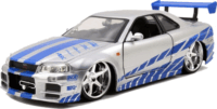 Jada Fast & Furious Nissan Skyline Fém Autó Modell 1:24