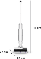 Rowenta GZ 7035 X-Clean 10 Porzsák Nélküli Akkus nedves-száraz álló porszívó 200W - Fehér