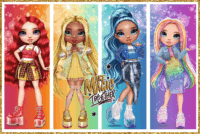 Trefl 13335 - Rainbow high Szivárvány babák 2x200 darabos 2 az 1-ben puzzle