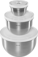 Zwilling Fresh&Save Vákuum Rozsdamentes Acél ételtároló készlet 0,35-2-4,5L (3 db)