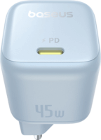 Baseus PicoGo Hálózati Type-C gyorstöltő 45W - Kék