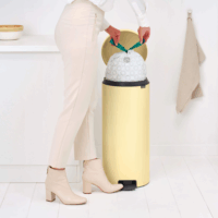 Brabantia Newicon 30 Literes Pedálos Fém Szemetes - Sárga