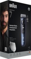 Braun BT 7520 Vezeték nélküli Akkus Nedves-Száraz Szakállnyíró - Fekete / Kék