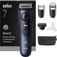 Braun BT 7520 Vezeték nélküli Akkus Nedves-Száraz Szakállnyíró - Fekete / Kék