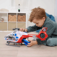 Dickie Toys Airbus H145 mega mentőhelikopter fény- és hanghatásokkal 1:24 - Fehér