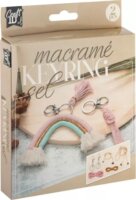 CraftID CraftArt 2 darabos Makramé kulcstartó készítő kreatív készlet