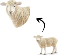 Schleich Farm Worls Bárány figura