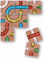 Crazy Worms családi társasjáték