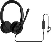 Sandberg 126-54 3in1 Office Headset Pro ENC Vezetékes Fejhallgató Headset - Fekete