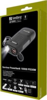 Sandberg 421-11 Survivor Powerbank PD30W 10000 mAh 30W - Szürke