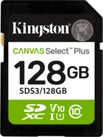 Kingston Canvas Select Plus 128Gb SDXC UHS-I U3 Memóriakártya