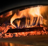 Alfa Forni HYB-01-005 Rozsdamentes acél Fatartó 37 cm