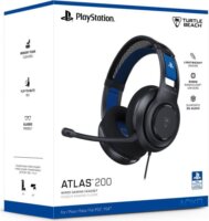 Turtle Beach Atlas 200 PS Vezetékes Gamer Sztereo Headset - Fekete/Kék