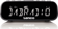 Lenco CR-606BK Asztali Rádiós ébresztőóra Digitális kijelzővel - Fekete