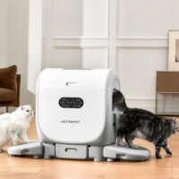 AstroPet Jupiter Pro Macskaalom doboz tálca és rámpa 2 db ( 48,5 x 36,9 cm) - Fehér