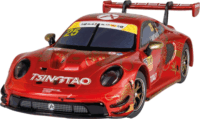 Carrera Hybrid Porsche 911 GT3 R Távirányítós Versenyautó 1:50 - Piros
