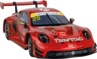 Carrera Hybrid Porsche 911 GT3 R Távirányítós Versenyautó 1:50 - Piros