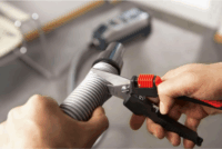 BESSEY Combinox D50 Kombinált Olló 190mm - Fekete/Piros