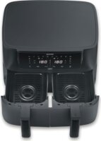 Severin FR 2463 AirFryer Forrólevegős sütő 2 x 4L 2600 Watt - Fekete