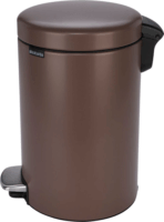 Brabantia Newicon 12 Literes Pedálos Fém Szemetes - Barna