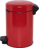 Brabantia Newicon 3 Literes Pedálos Fém Szemetes - Piros