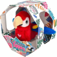 Happy Yappers Papagáj interaktív madár - Piros