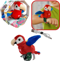 Happy Yappers Papagáj interaktív madár - Piros