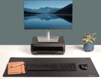 Fellowes Breyta Egérpad 800 x 400 mm - Fekete