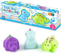 Buddy & Barney 3 darabos Spriccelő és világító dinó fürdőjáték szett
