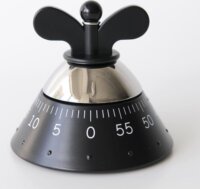 Alessi A09 B Műanyag Mechanikus Konyhai Időzítő - Fekete