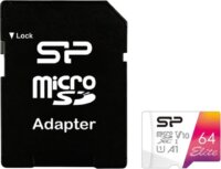 Silicon Power 64GB Elite microSDXC UHS-1 U1 Memóriakártya + Adapter