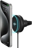 iOttie Velox Qi2 Vezeték Nélküli MagSafe Autós Töltő és Telefontartó 15 - Fekete