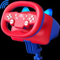 Spirit of Gamer RACE WHEEL PRO AIR Kormány - Piros/Kék (PC / PS3 / PS4 / Switch / Android)