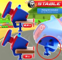 Spirit of Gamer RACE WHEEL PRO AIR Kormány - Piros/Kék (PC / PS3 / PS4 / Switch / Android)