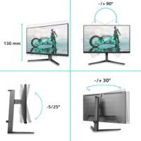 Philips 27" 27M2N3800A-00 Evnia 16:9 UHD IPS Gaming Monitor - Szürke