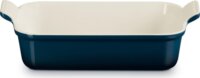 Le Creuset Heritage Kerámia téglalap alakú sütőedény 26 cm - Fekete