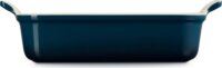 Le Creuset Heritage Kerámia téglalap alakú sütőedény 26 cm - Fekete