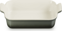 Le Creuset Heritage Kerámia téglalap alakú sötőedény 26 cm - Zöld