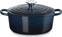 Le Creuset Signature Öntöttvas Lábas fedővel Ø 24cm 4,2L - Fekete